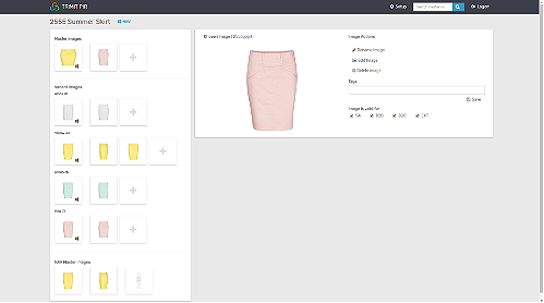 Image management in TRIMIT Product Information Repository