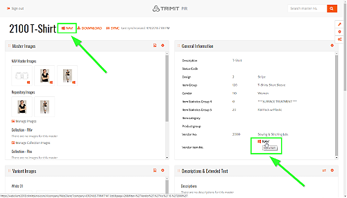 Links to Dynamics NAV from TRIMIT PIR